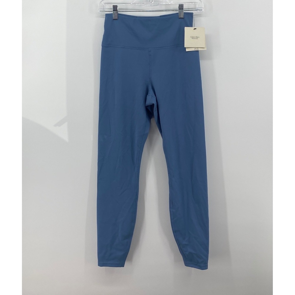 Calvin Klein Performance Womens High Rise 7/8 Leggings Moonlight Blue GWS6L695
